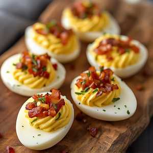 Carbonara Deviled Eggs