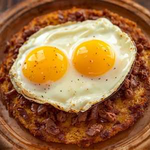 Milanesa A Caballo