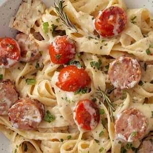 Chicken & Andouille Fettuccine