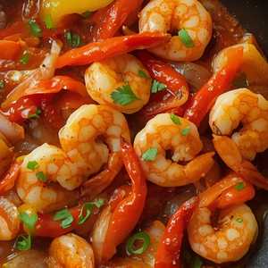 Red Chili Garlic Shrimp