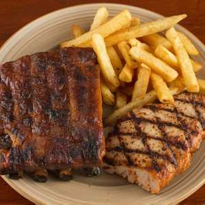 BBQ Pork Ribs & Grilled Chicken