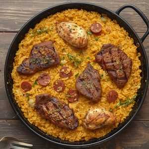 Paella De Carne