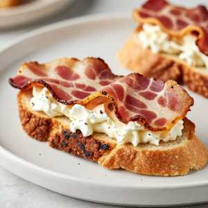 Crostini Canadian Bacon and Brie