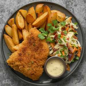 Cod, Salt & Vinegar Crusted