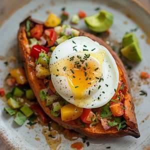 Sweet Potato Veggie Smash Up*