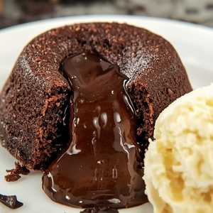 Warm Double Chocolate Cake