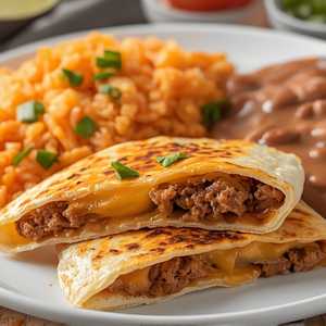 Beef or Chicken Quesadillas / Quesadillas con Carne o Pollo