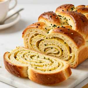 Roasted Garlic Babka