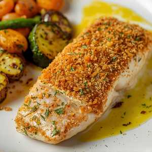Horseradish Crusted Black Grouper