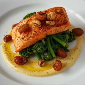 Broiled Coho Salmon