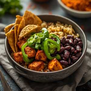 Adobo Tofu Bowl