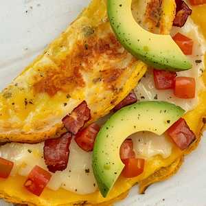 Bacon Avo Omelette
