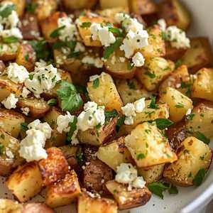 Feta Smashed Potatoes