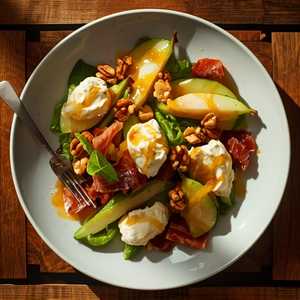 MI Pear & Mangalica Ham Salad