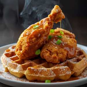 Hot Honey Chicken & Waffles