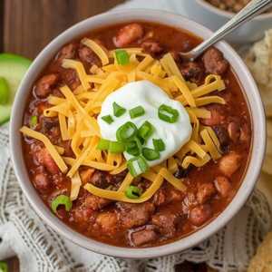Bowl Of Homemade Chili