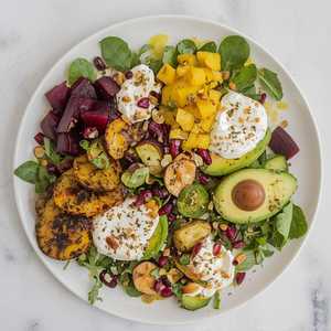 Roasted Beet & Avocado Salad
