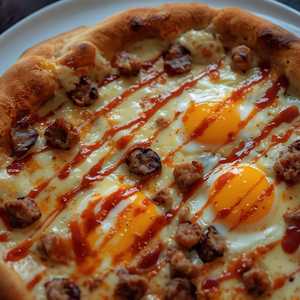 Breakfast Rosa Pizza
