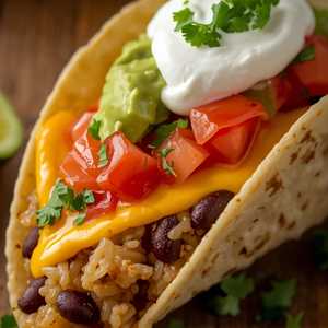 Beans & Rice Super Taco