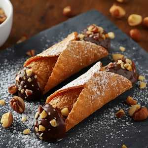 Hazelnut Cannoli