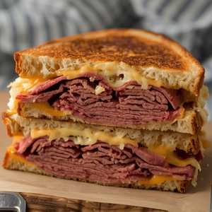 Hot Corned Beef Sandwich