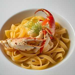 King Crab and Lobster Tagliatelle