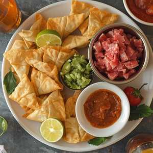 Tuna Sashimi Taco Box