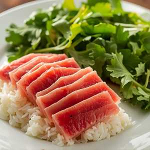 RAW WILD TUNA PLATE