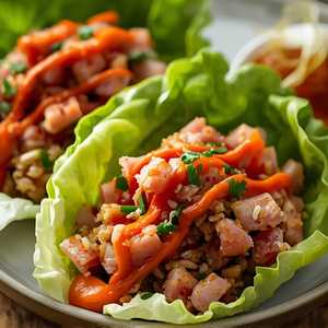 Wild Caught Tuna Lettuce Wraps