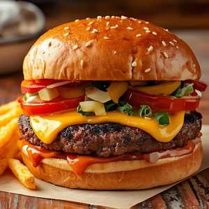 OLAYSIA QUEEN - Super American Cheeseburger