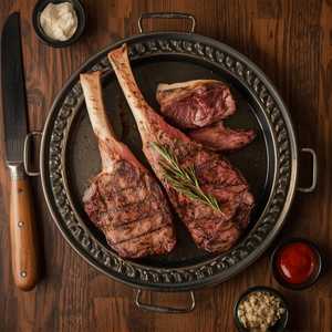 Bone-In Rib-Eye (24oz US Prime) & Condiments