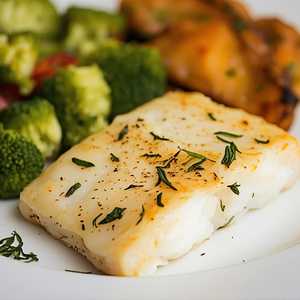 Broiled Atlantic Cod Dinner