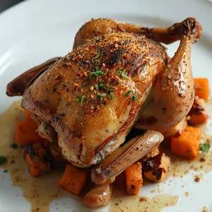Wood-Fired Half Organic Chicken N G F L