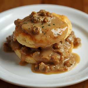 Biscuit & sausage gravy
