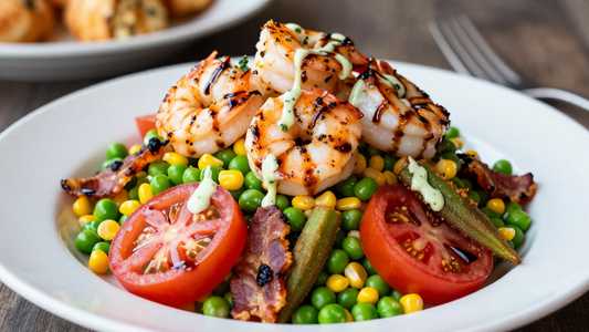 Hot and Hot Heirloom Tomato Salad (Entree)