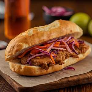 Spicy Pork Torta