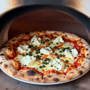 Pizza con Fontina