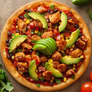 Southwestern Chicken Pizza