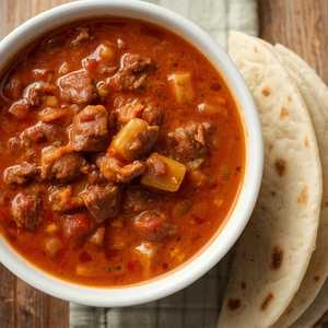Red Or Green Chili Beef W/ Flour Tortillas
