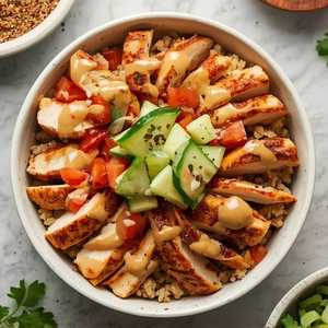 Chicken Shawarma Rice Bowl