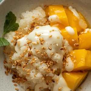 Sweet Sticky Rice W/Mango