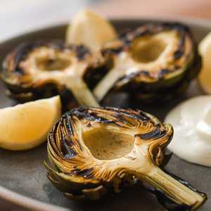 Half Grilled Artichoke Heart
