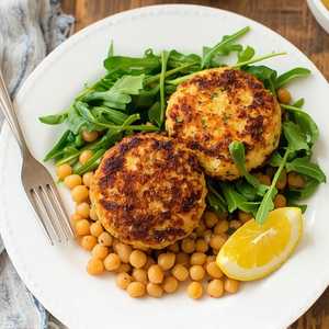 Crab Cakes Salad