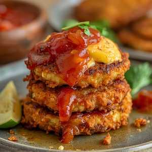 Fried Green Tomato BLT Stack