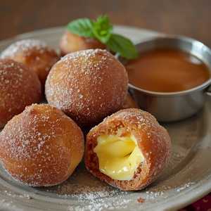 Crème Brulée Donut Holes