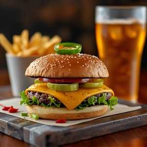 #4 Jalapeño & Cheese Whataburger® Whatameal®
