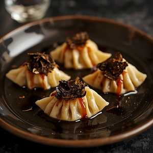Wagyu Gyoza, Foie Gras & Truffle