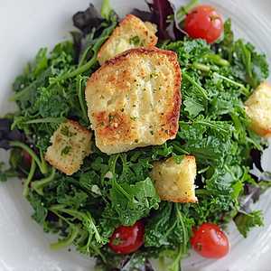 Kale + Arugula Caesar