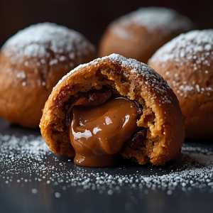 Chocolate & praline bomboloni