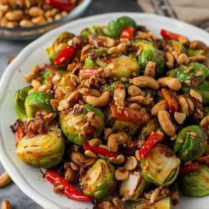 Kung Pao Brussels Sprouts